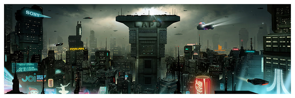 Blade Runner 2049 LA Movie Poster by Pablo Olivera