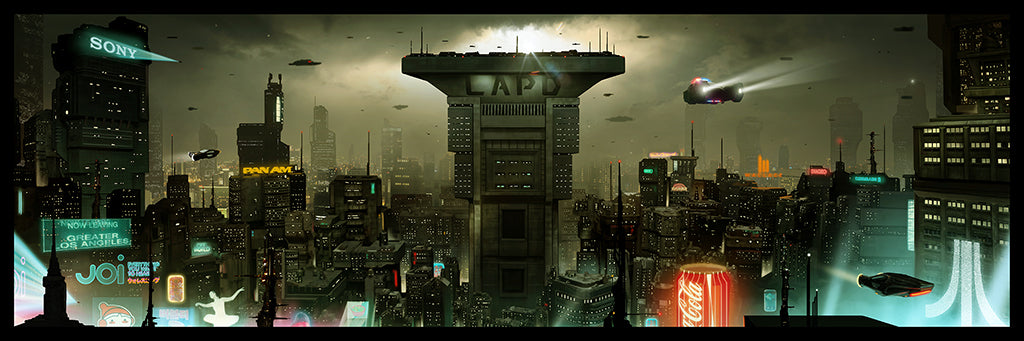 Blade Runner 2049 LA Variant Movie Poster by Pablo Olivera