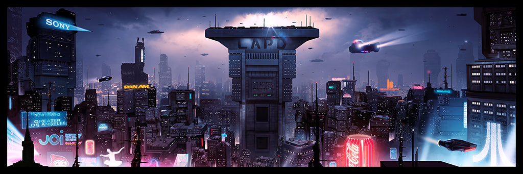 Blade Runner 2049 LA Alternative Movie Poster by Pablo Olivera