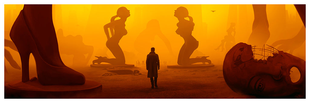 Blade Runner 2049 Las Vegas Movie Poster by Pablo Olivera
