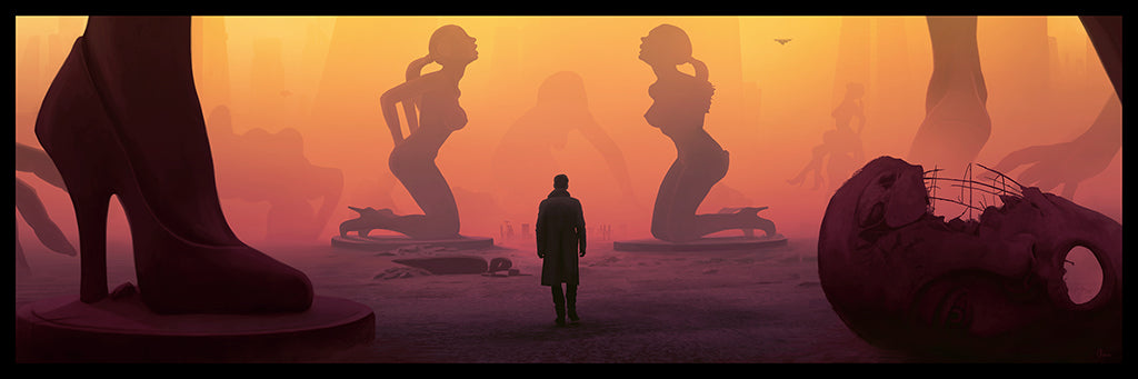 Blade Runner 2049 Las Vegas Variant Movie Poster by Pablo Olivera