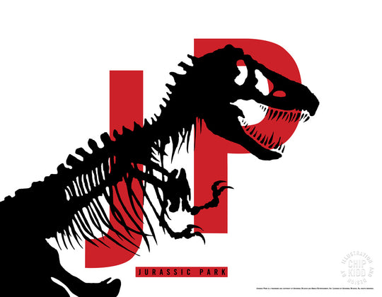 Jurassic Park Letterpress - White Edition
