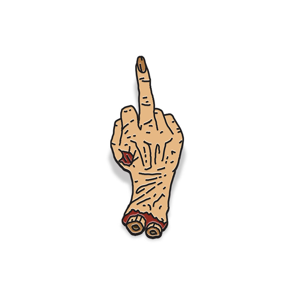 Evil Dead 2 Finger Pin Badge