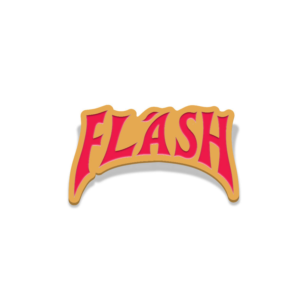 flash gordon ringer logo enamel pin florey vice press