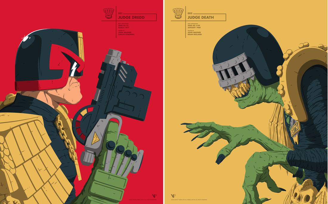 Judge Dredd Explained Judge Dredd and Judge Death Face Off Set – Vice Press