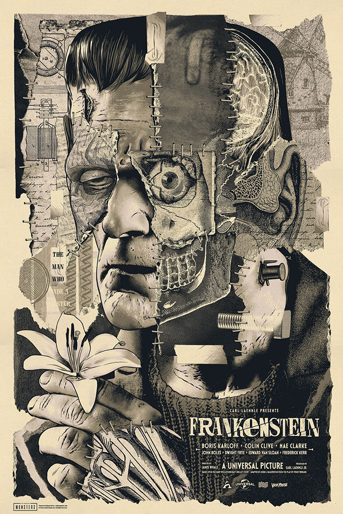 Frankenstein Variant Anthony Petrie Alternative Movie Poster