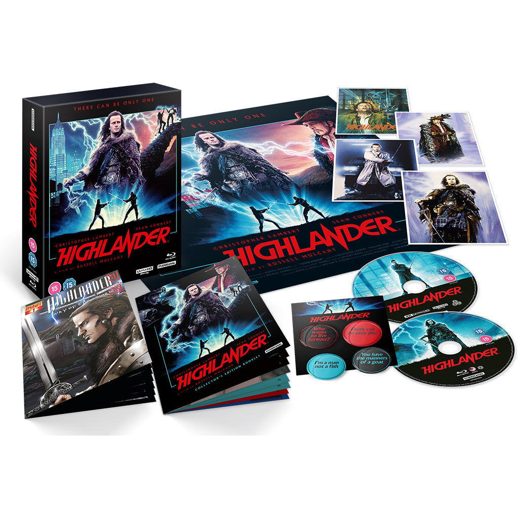 Highlander Collection Room Highlander - Exclusive UHD Collector's Edition & Poster | Vice Press