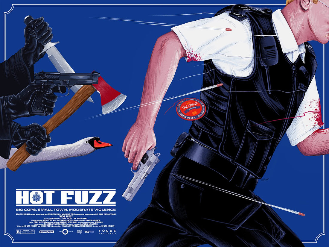 Hot Fuzz Alternative Movie Poster Doaly