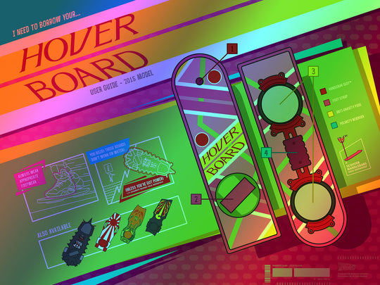 Back To The Future Part II Infographic - Foil Variant