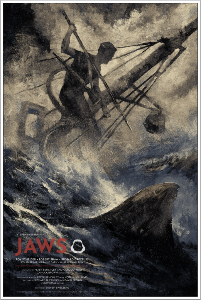 Jaws Karl Fitzgerald Alternative Movie Poster Variant