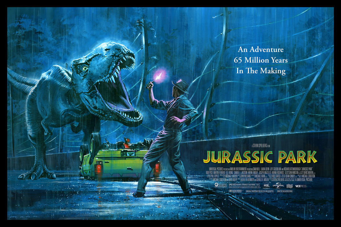 Jurassic Park Paul Mann Alternative Movie Poster