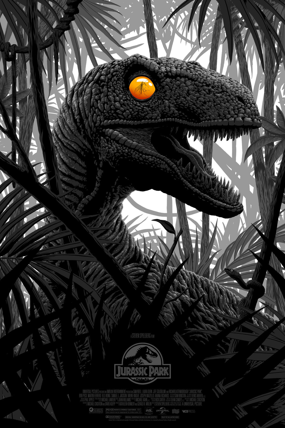 Jurassic Park Florey Alternative Movie Poster Variant