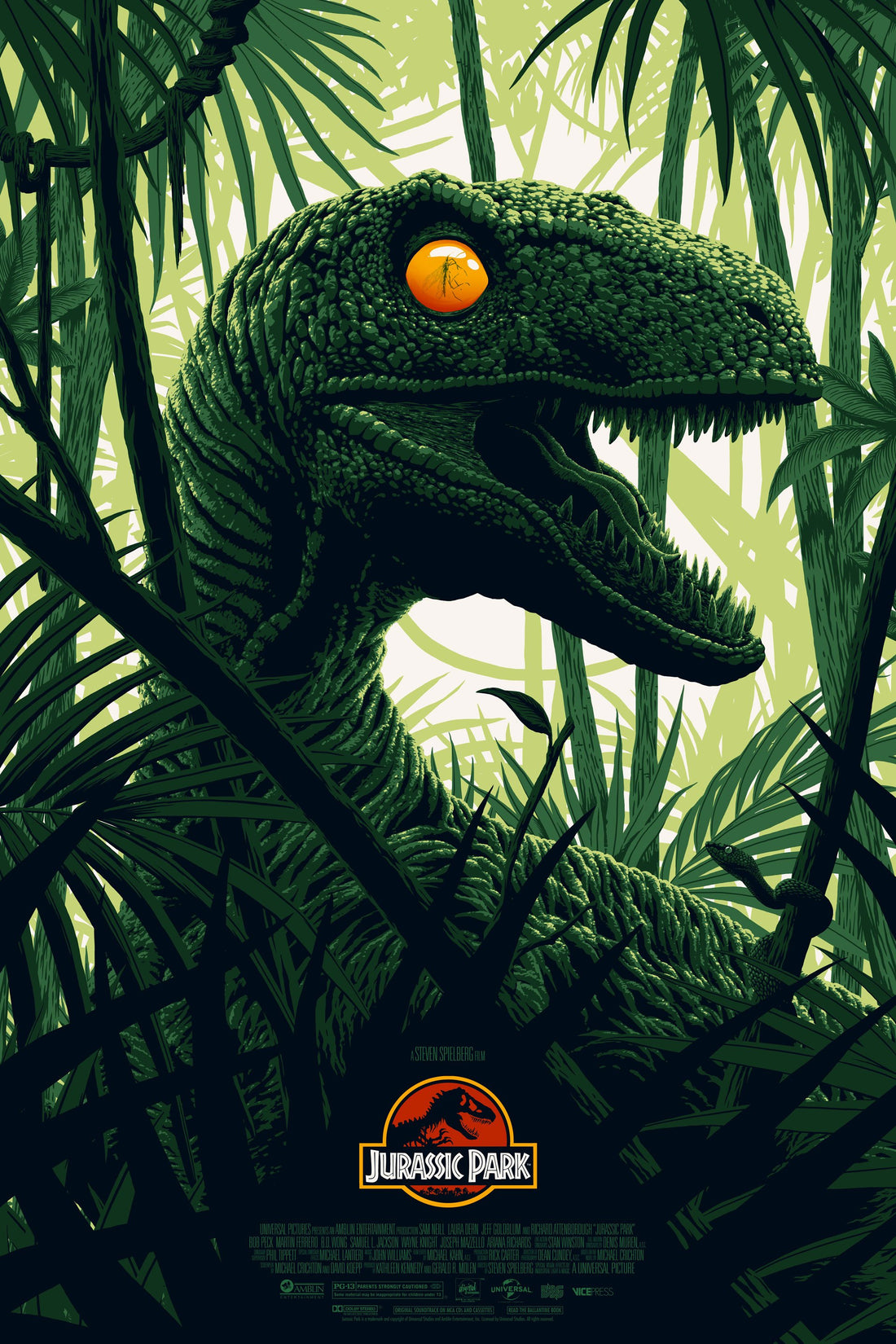 Jurassic Park Florey Alternative Movie Poster