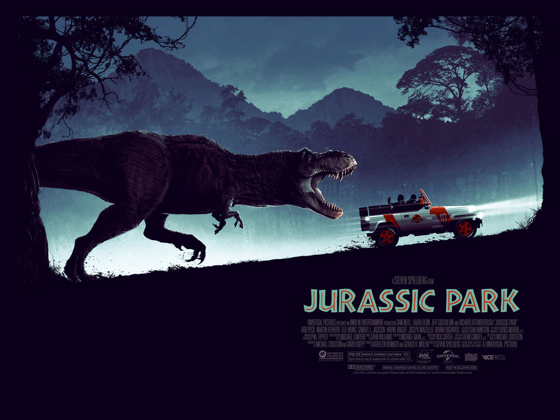 Jurassic Park Alternative Movie Poster Matt Ferguson Quad