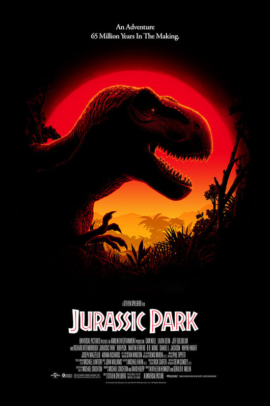 Jurassic Park Limited Edition Movie Poster by Florey – Vice Press