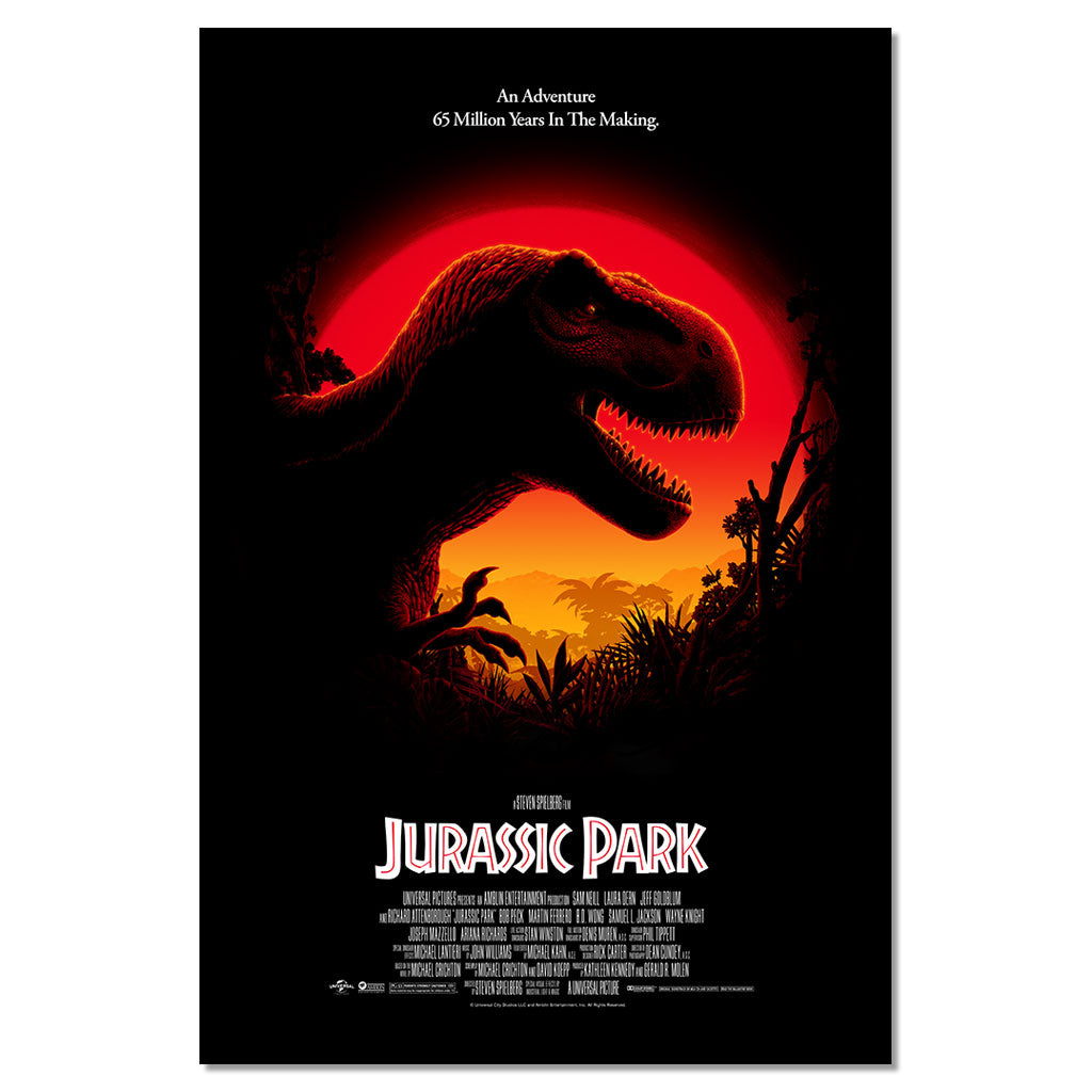 Jurassic Park Movie Poster Florey