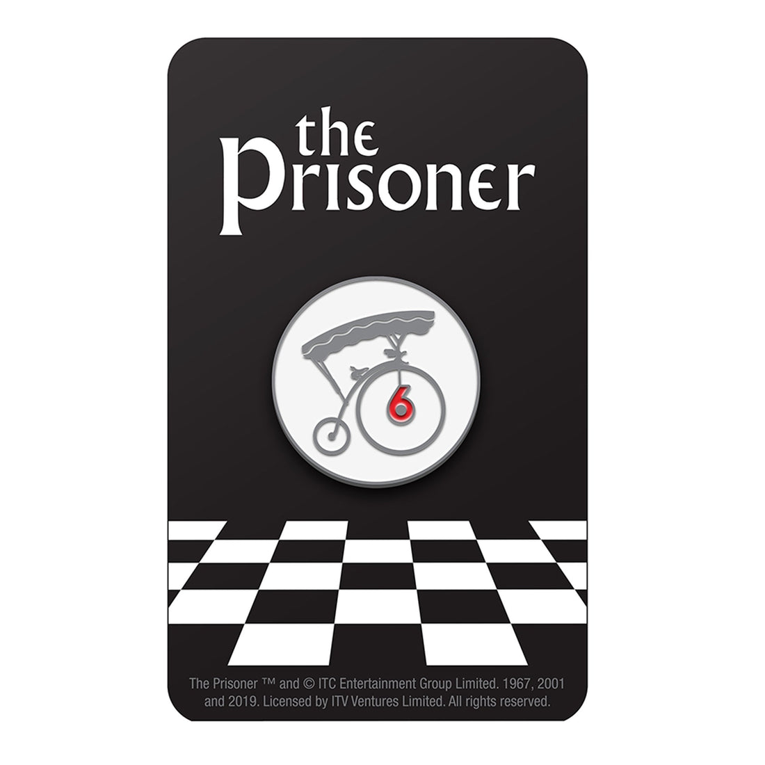 Prisoner Number 6 Pin Badge Florey