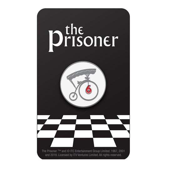 The Prisoner Enamel Pin - Number 6