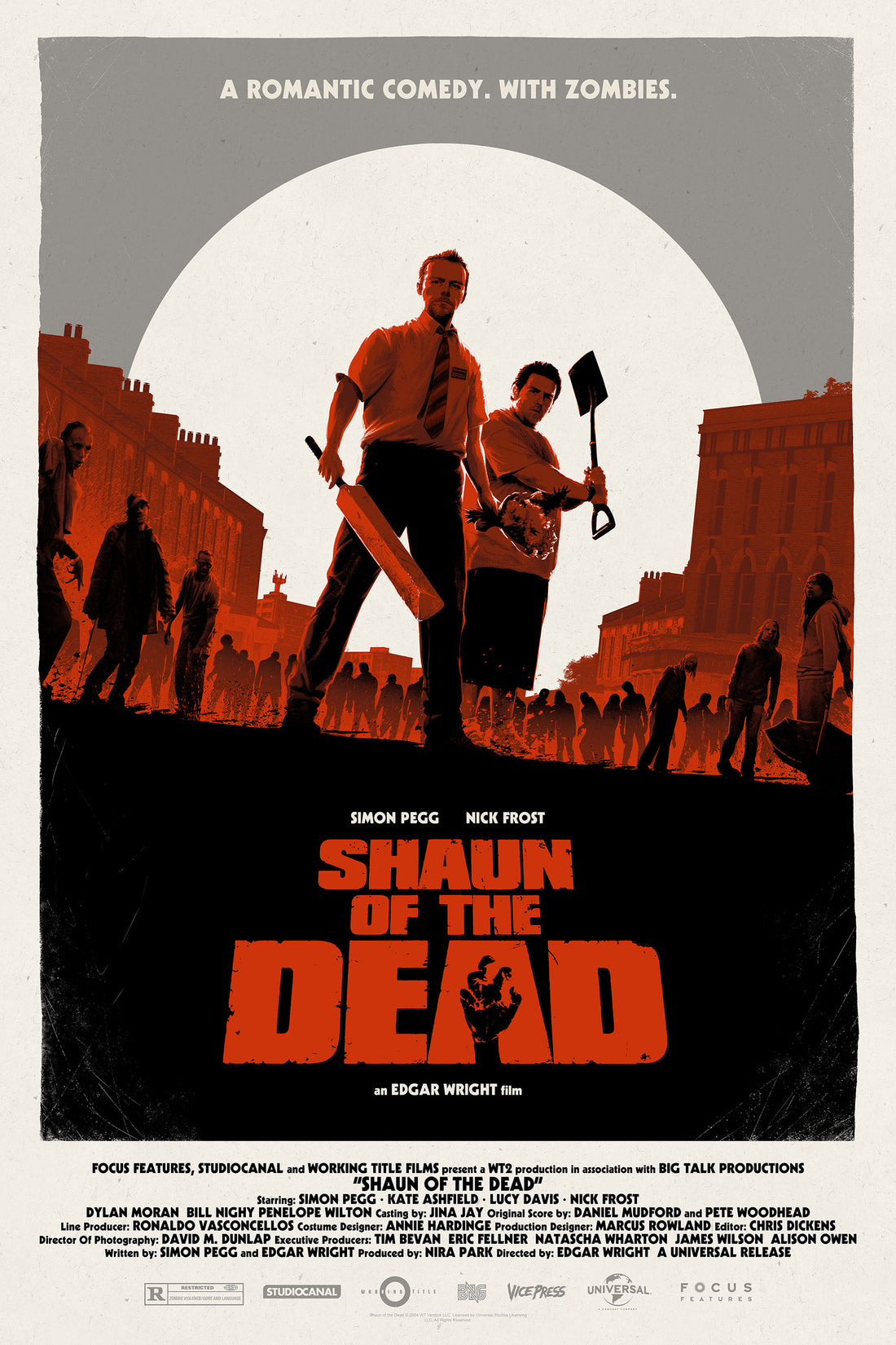 Shaun of the Dead Matt Ferguson Alternative Movie Poster