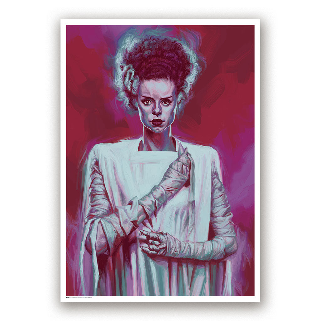 Universal Monsters The Bride Of Frankenstein Art Print Candra Hope
