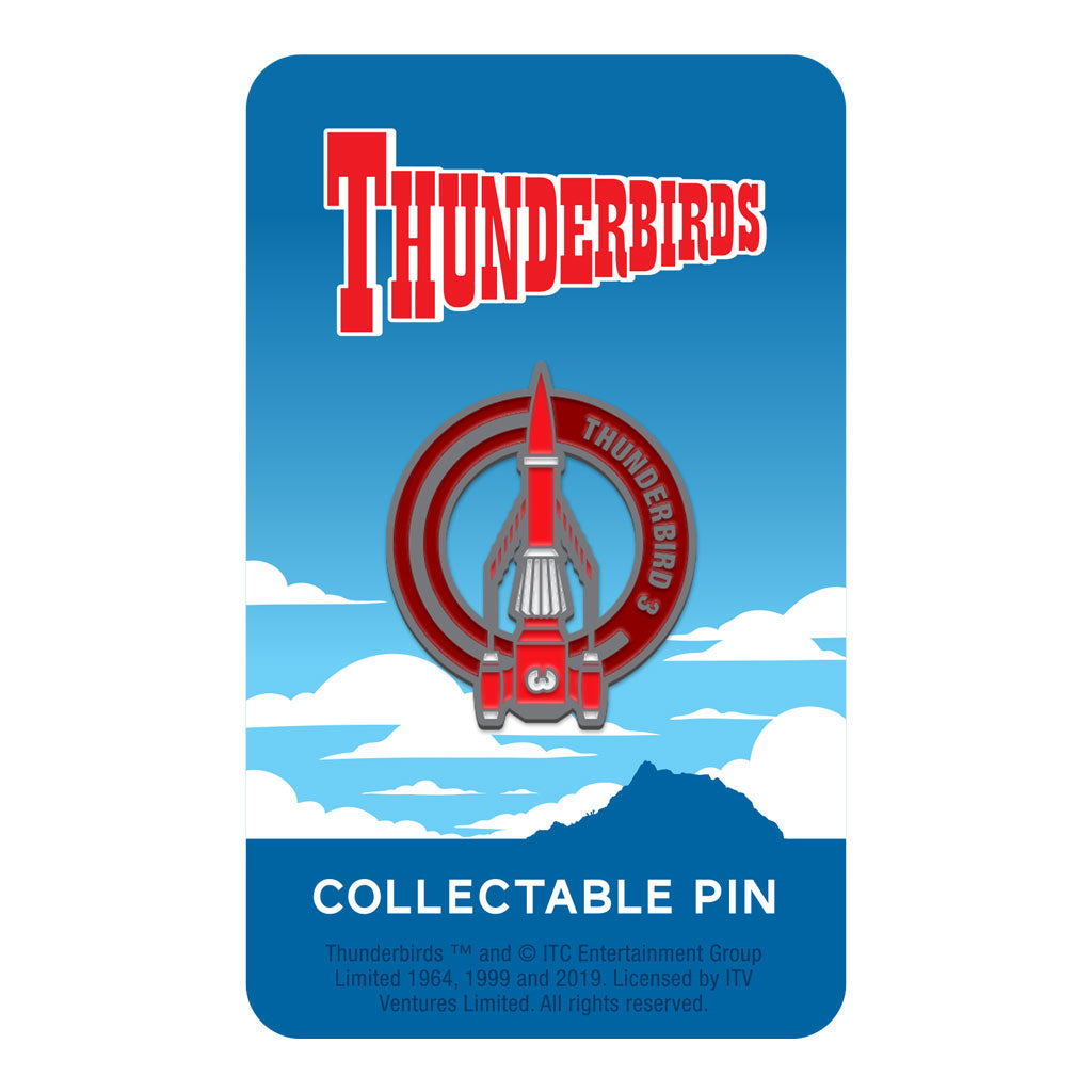 Thunderbird 3 limited edition collectable Thunderbirds pin Florey