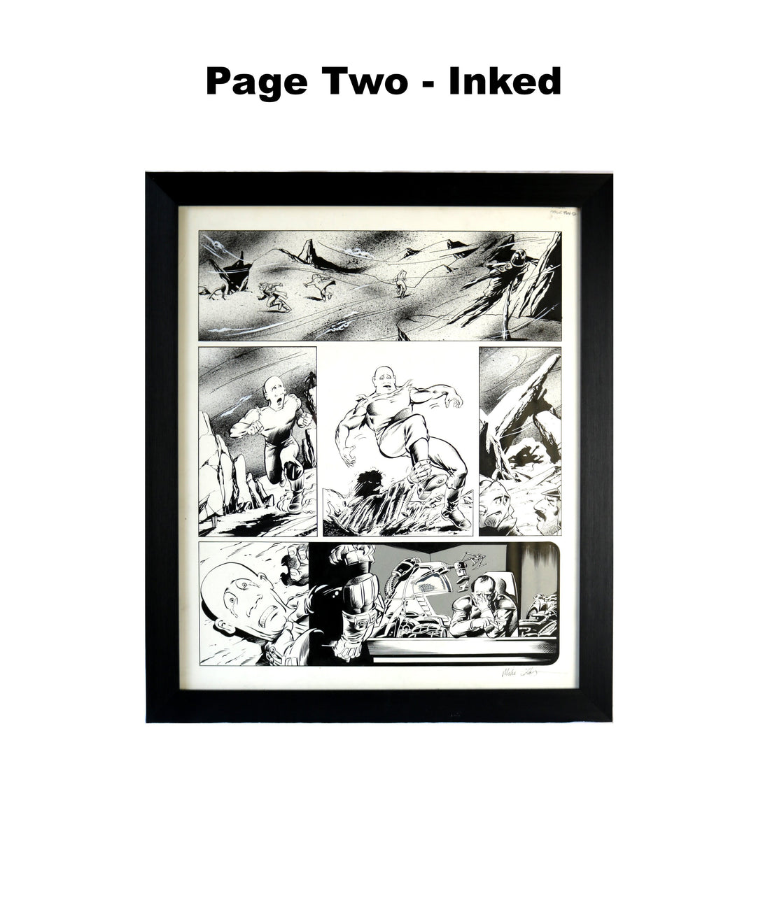 Badlander (Unpublished Alan Moore 2000 AD Story) Original Pages