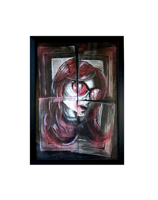 Durham Red Mixed Media Original