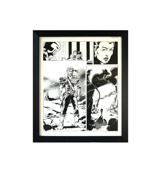 Badlander (Unpublished Alan Moore 2000 AD Story) Original Pages