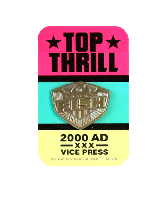 Judge Fish Enamel Pin