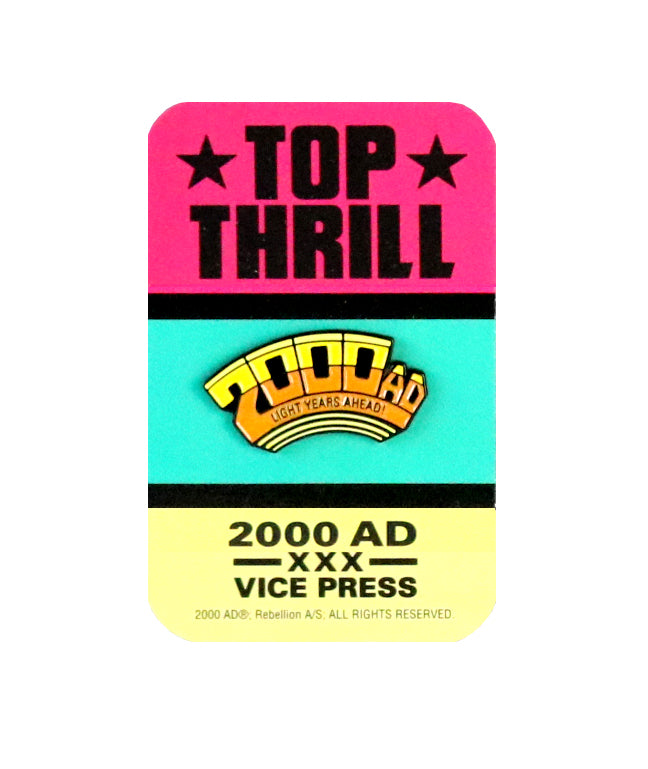 2000 AD Logo Enamel Pin