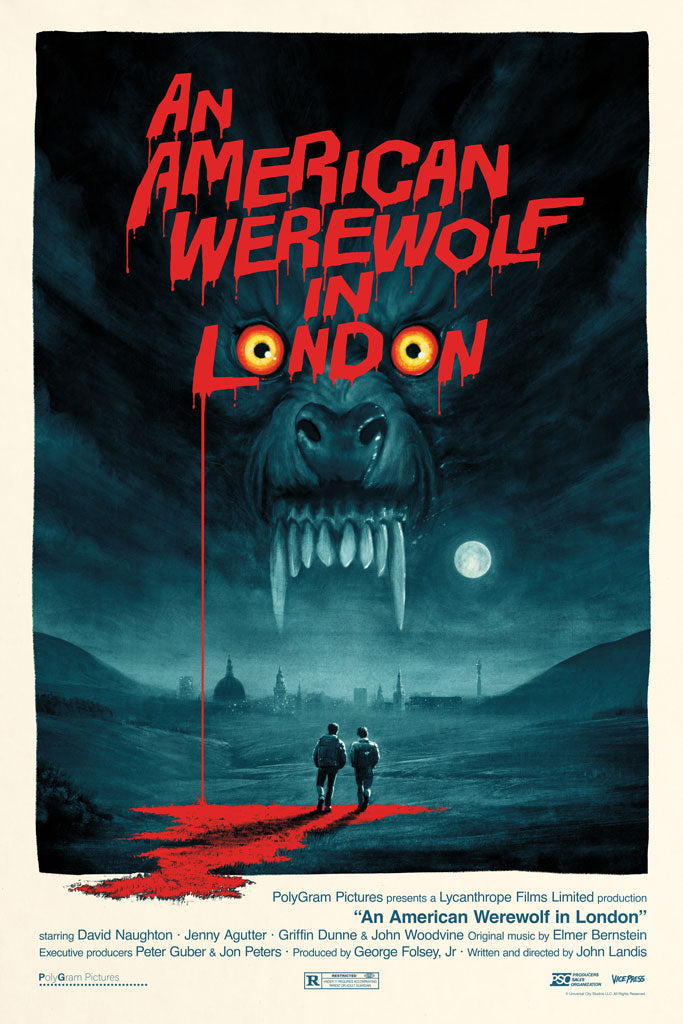 An American Werewolf In London Movie Poster by Matt Ferguson