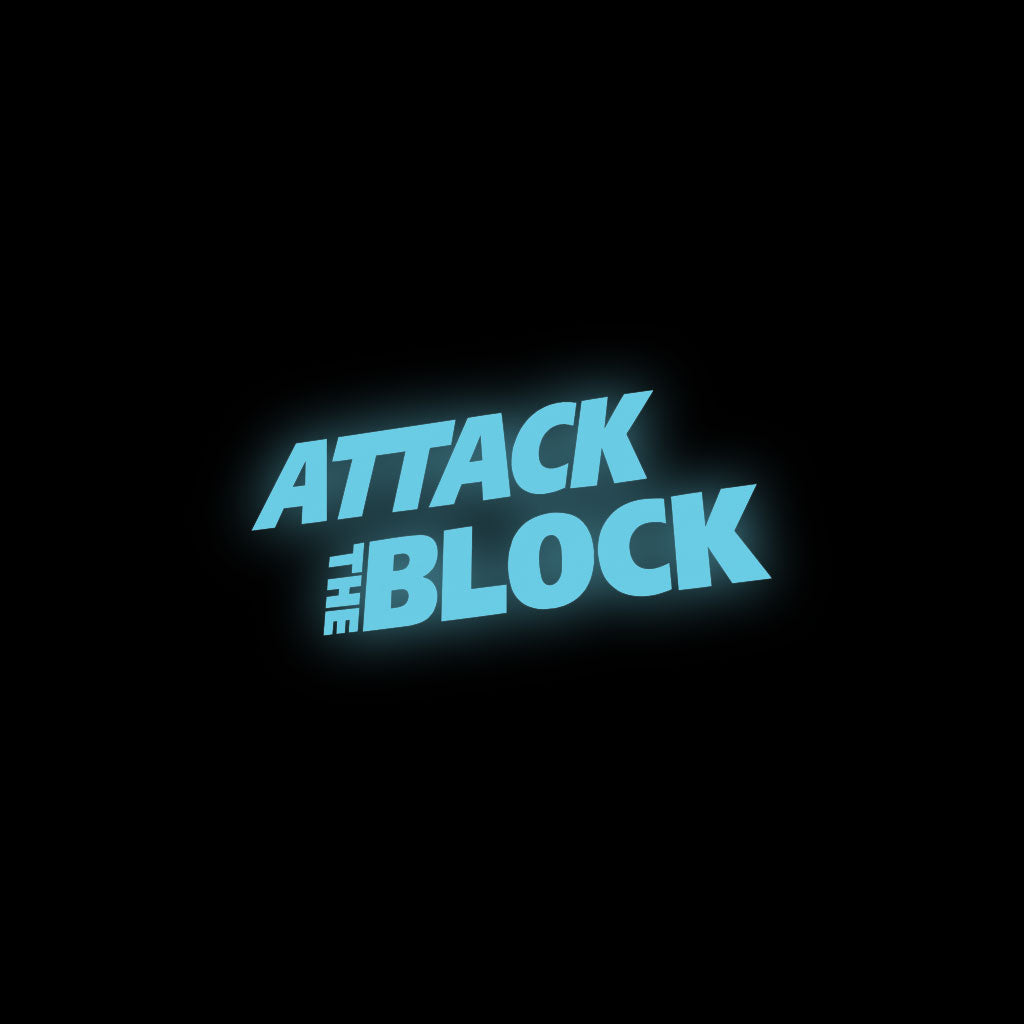 Attack the block enamel pin glow logo florey
