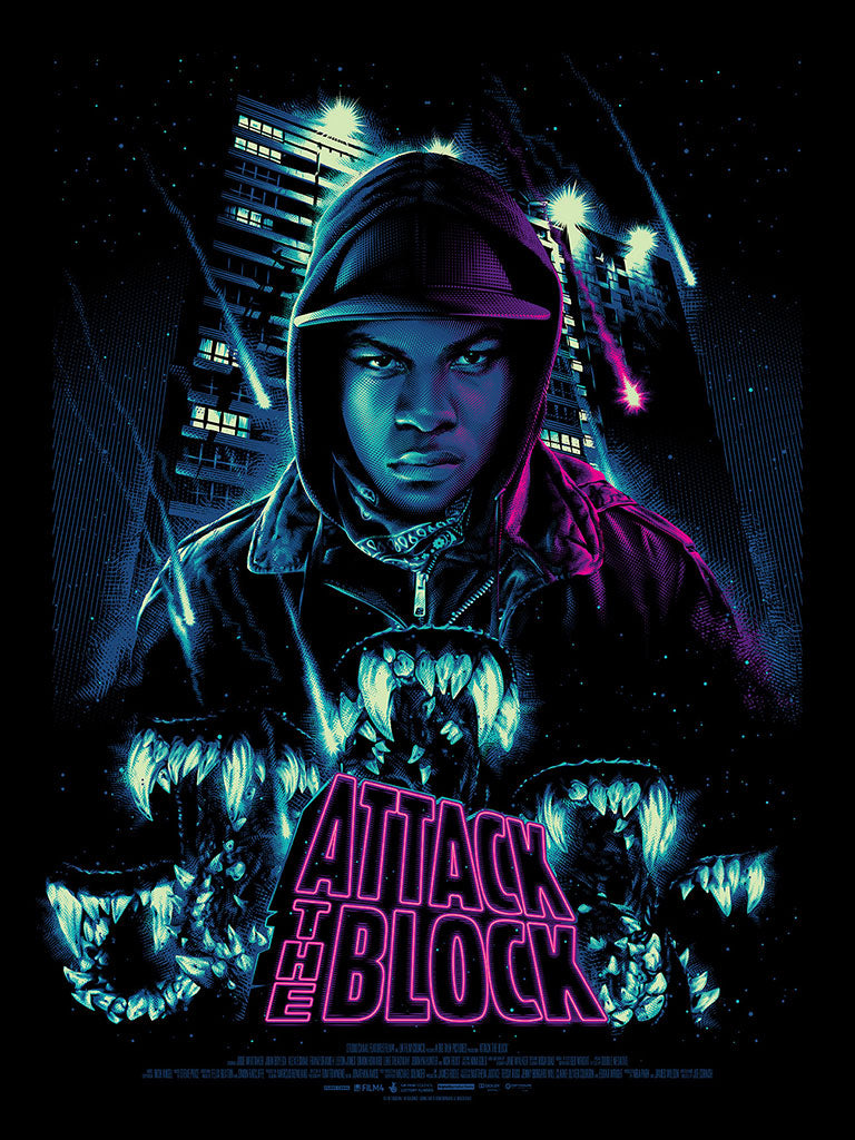 Attack the block Tracie Ching variant foil alternative movie poster