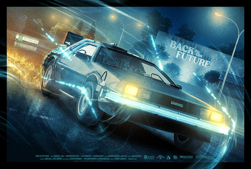 Back to the future film poster Kevin Wilson 