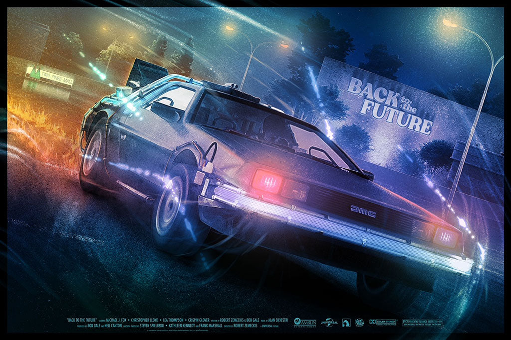 Back To The Future Variant Movie Poster Kevin Wilson