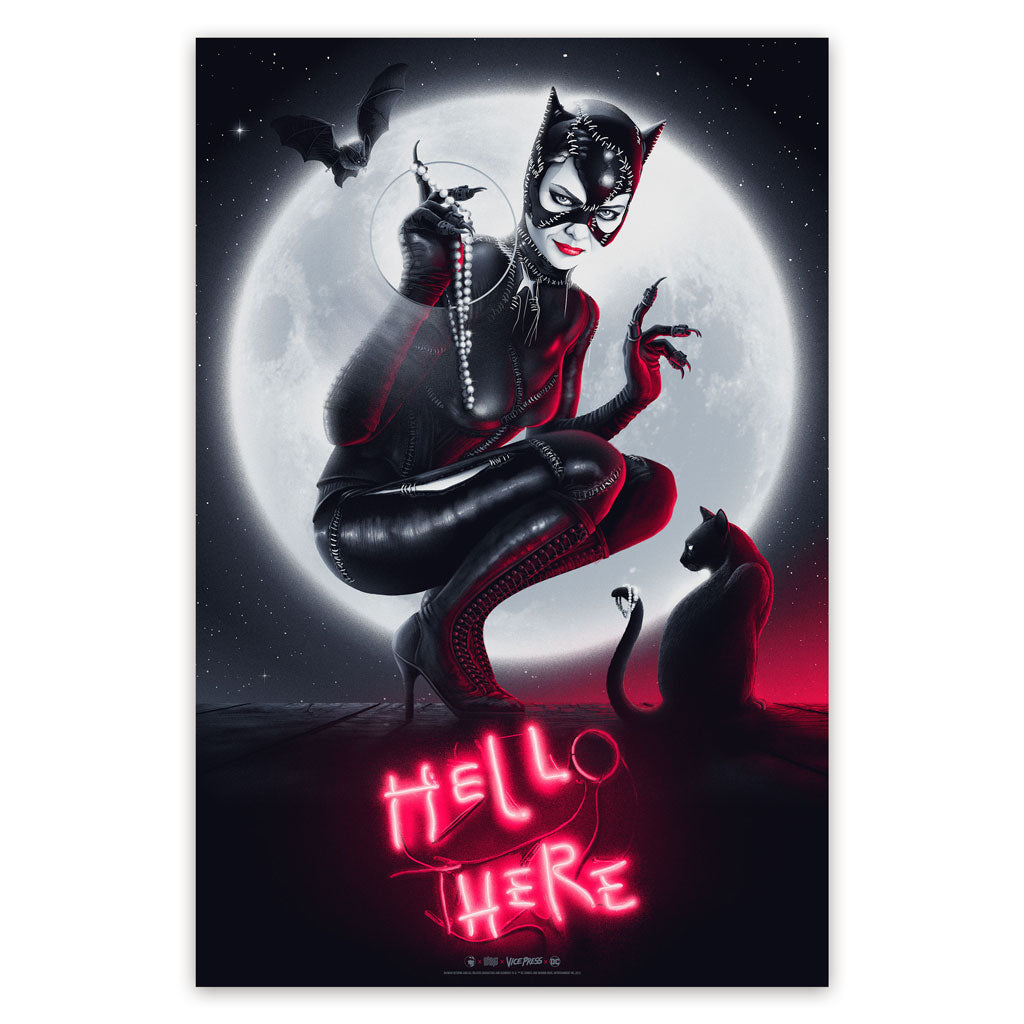 Batman Returns Catwoman Patrick Connan Poster