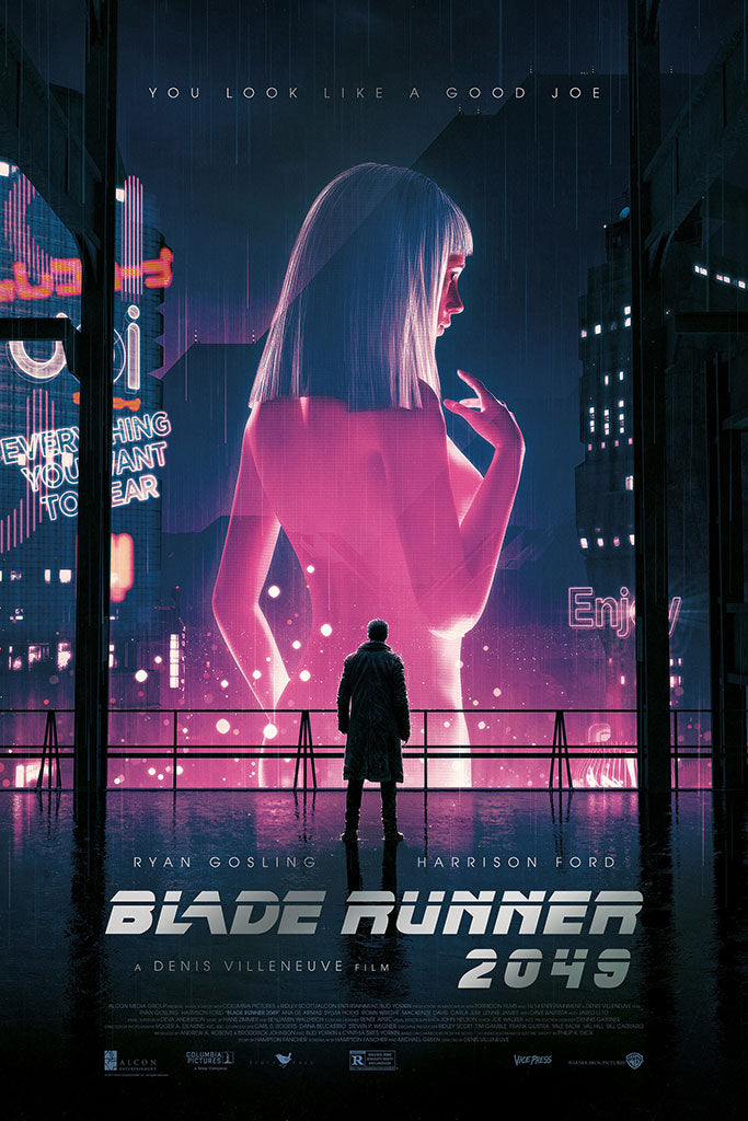 Blade Runner 2049 by Matt Ferguson Foil Movie Poster