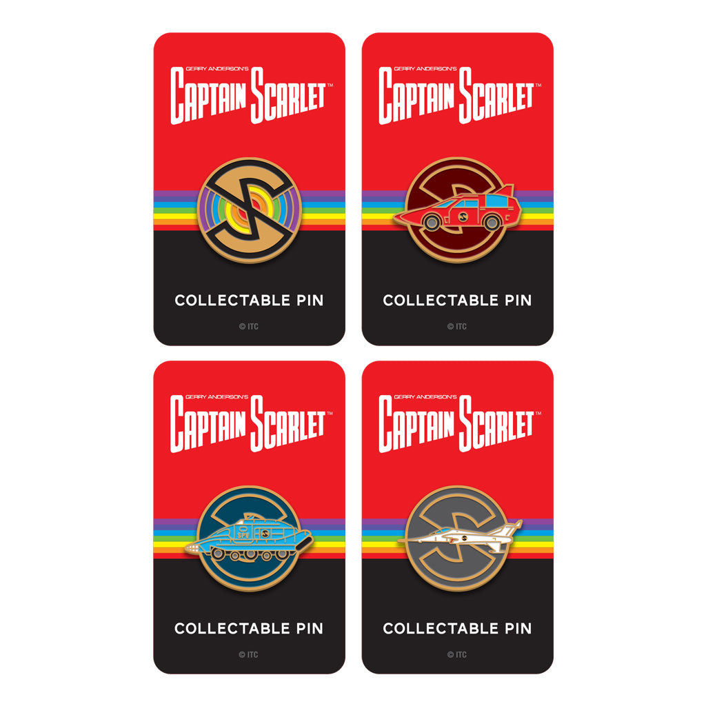 Captain Scarlet Limited Edition Enamel Pin Set by Florey – Vice Press