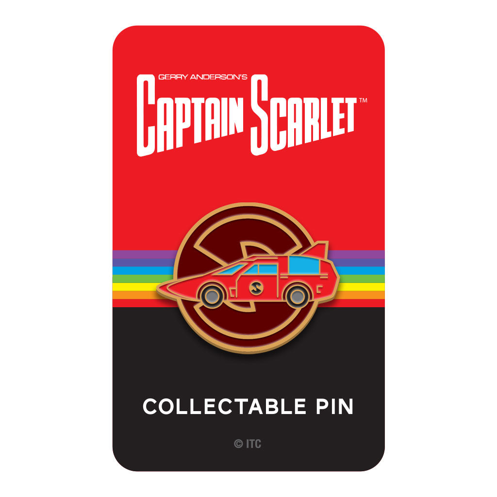 Captain Scarlet Spectrum saloon car Florey limited edition enamel pin badge