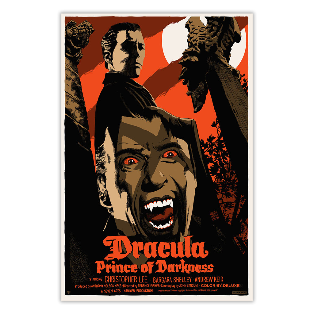 Dracula Prince of Darkness Variant Movie Poster Francesco Francavilla