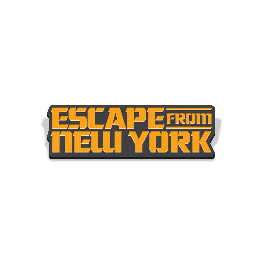 escape from new york logo enamel pin florey vice press