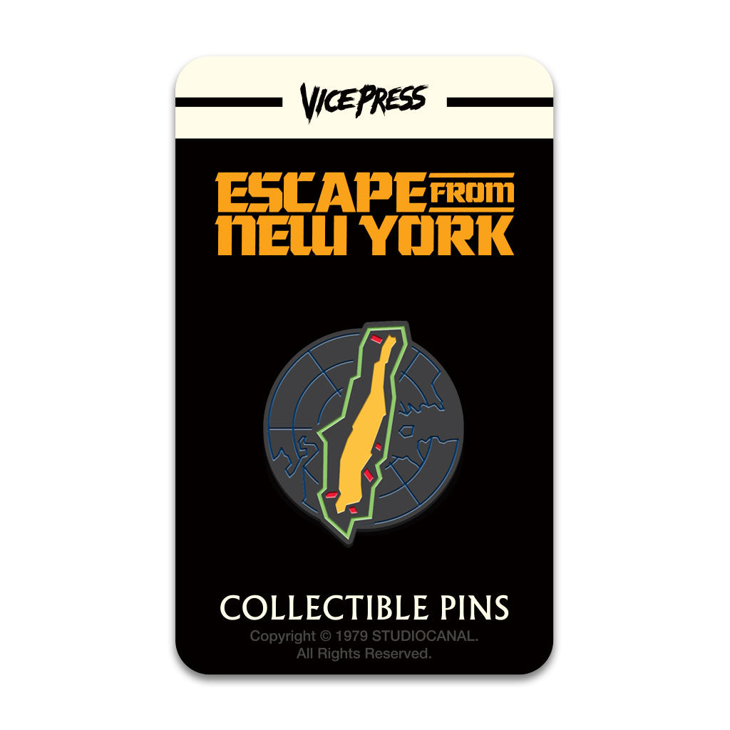 Escape From New York Manhattan Prison Enamel Pin Badge Florey