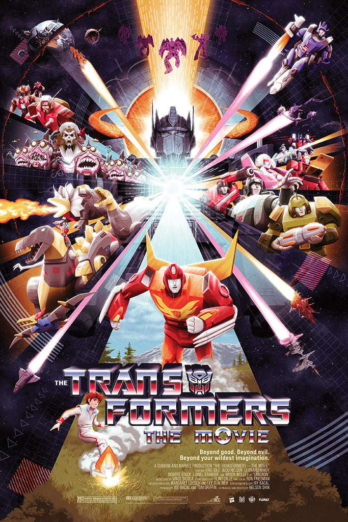 the transformers the movie poster Florey