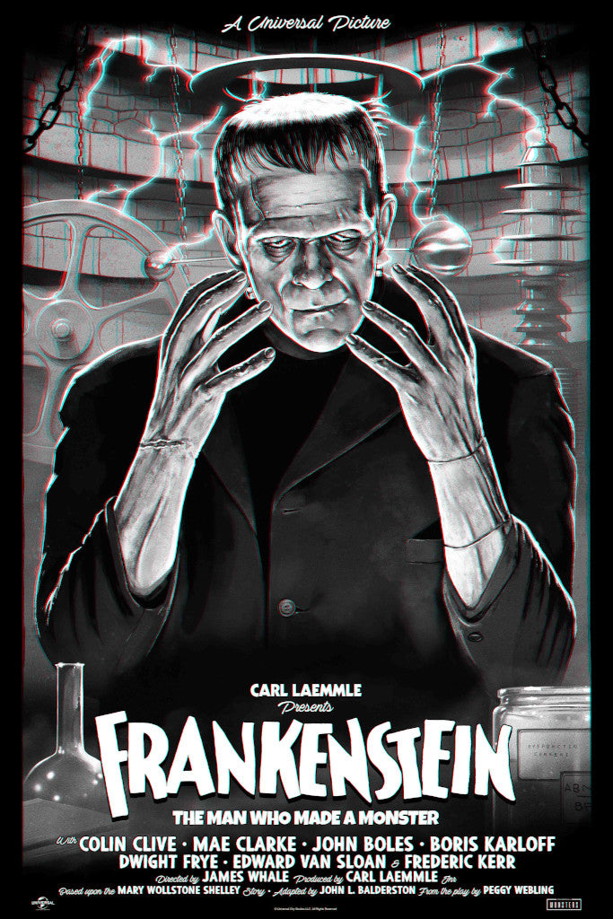 frankenstein 3d variant tom walker alternative movie poster