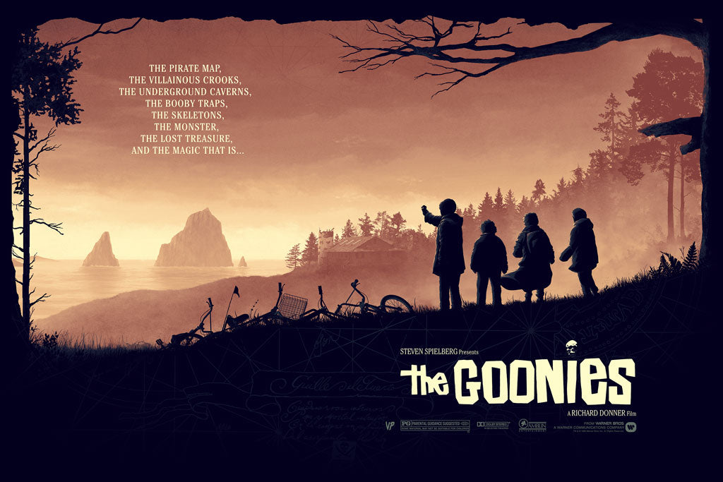 the goonies variant movie poster matt ferguson florey