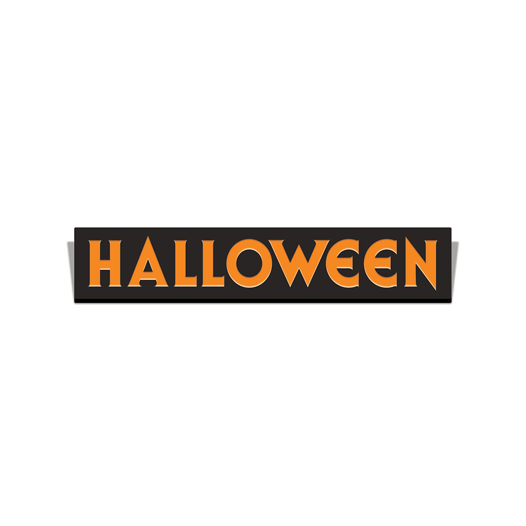 halloween logo pin badge Florey