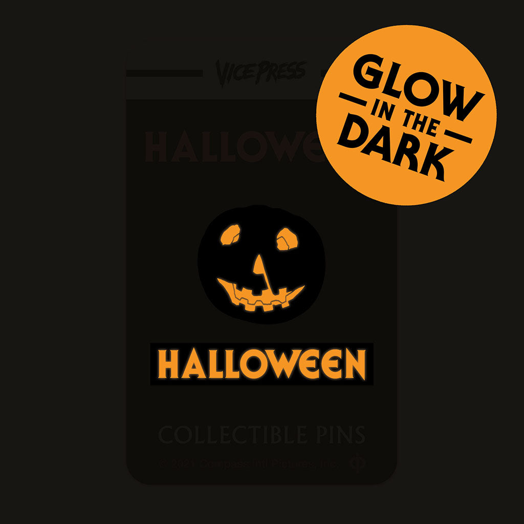halloween pin badge Florey glow in dark