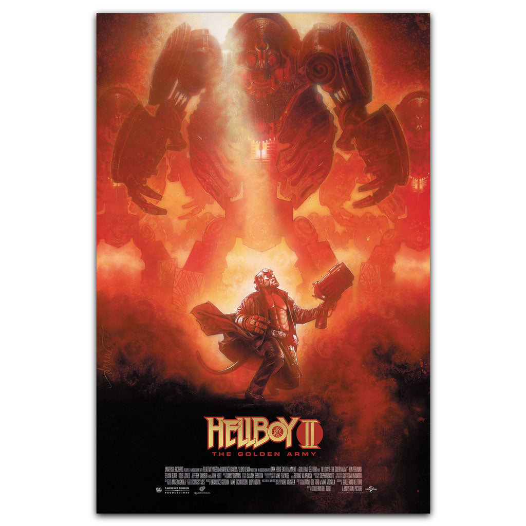 Hellboy II 2 The Golden Army Movie Poster Print hotsell Art 24x36 Mondo IMPERFECT