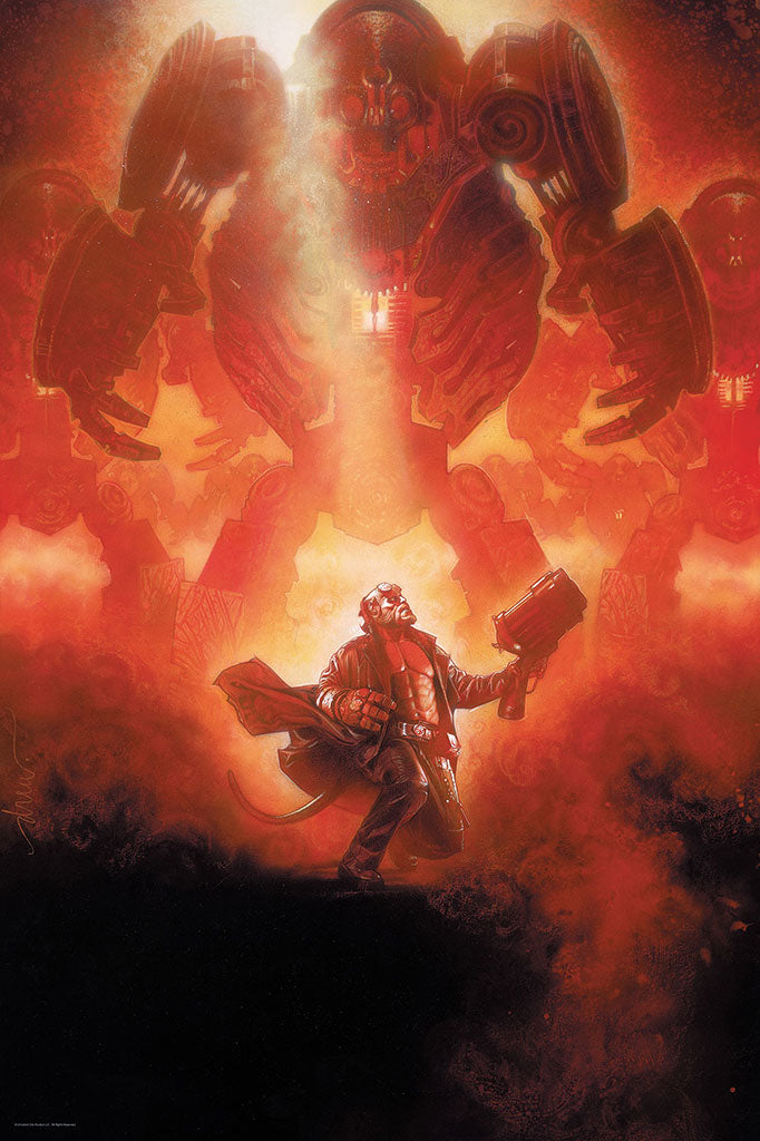 Hellboy II Golden Army Art Print by Drew Struzan 