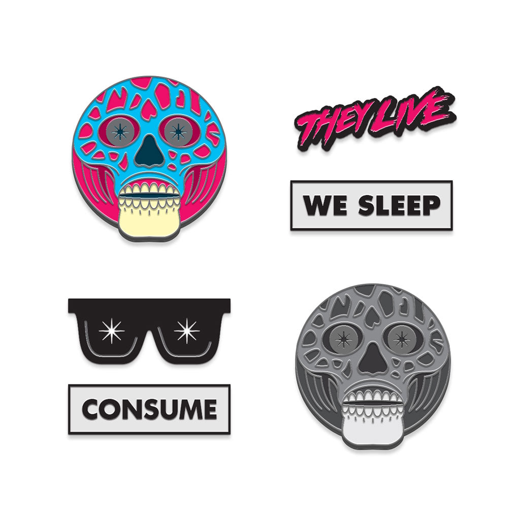 They Live Enamel Pin Set by Florey – Vice Press